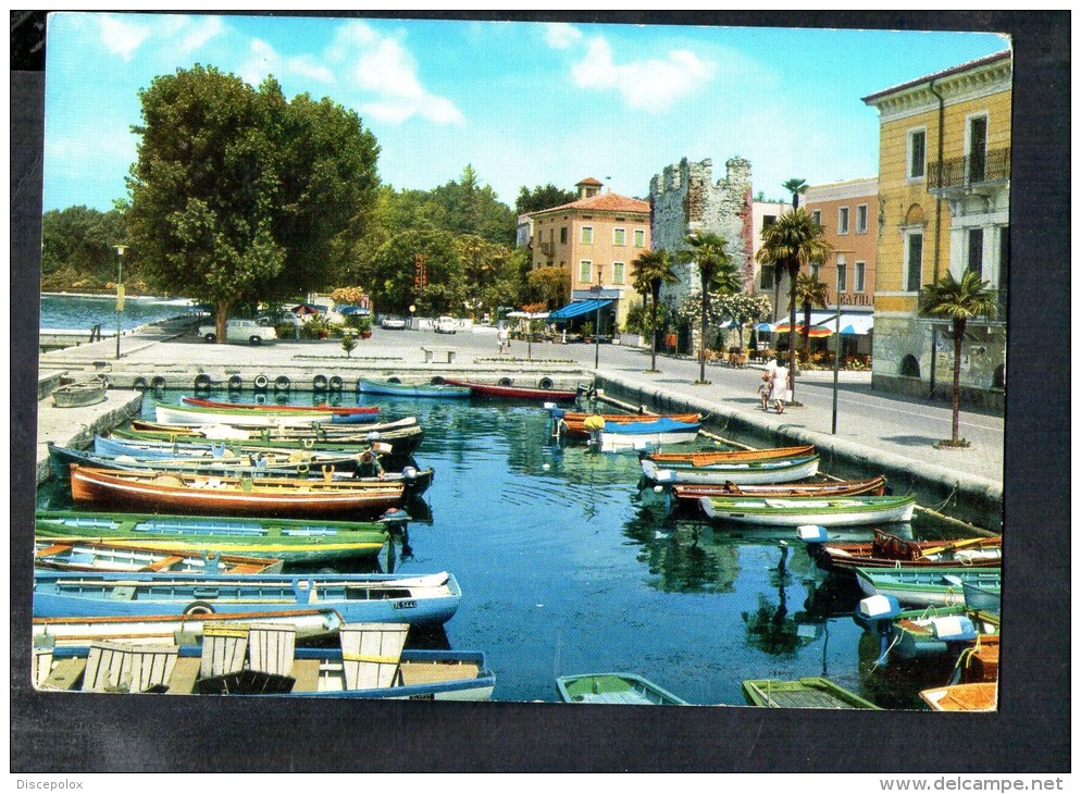 L837 Bardolino ( Verona ) Lago Di Garda - Porto, Port Con Barche Boats Barques - Used 1970 - Ed. Franceschini - Altri & Non Classificati