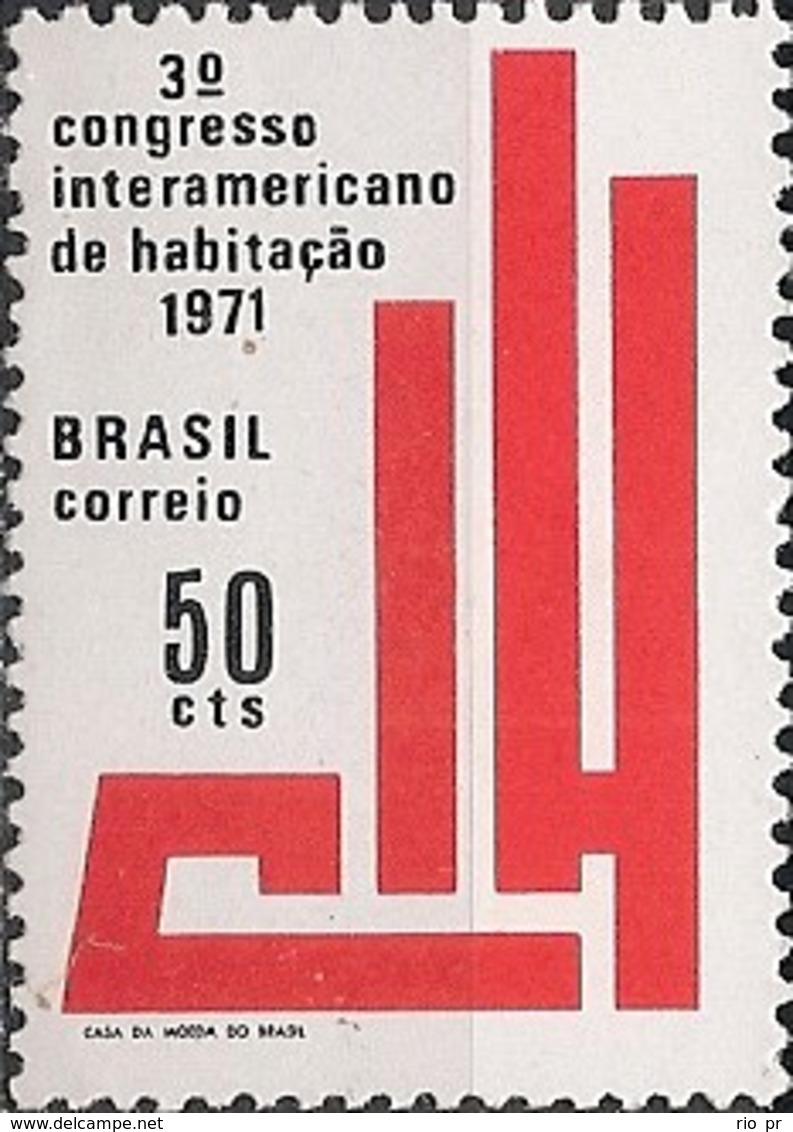 BRAZIL - 3rd INTER-AMERICAN HOUSING CONGRESS 1971  - MNH - Nuovi