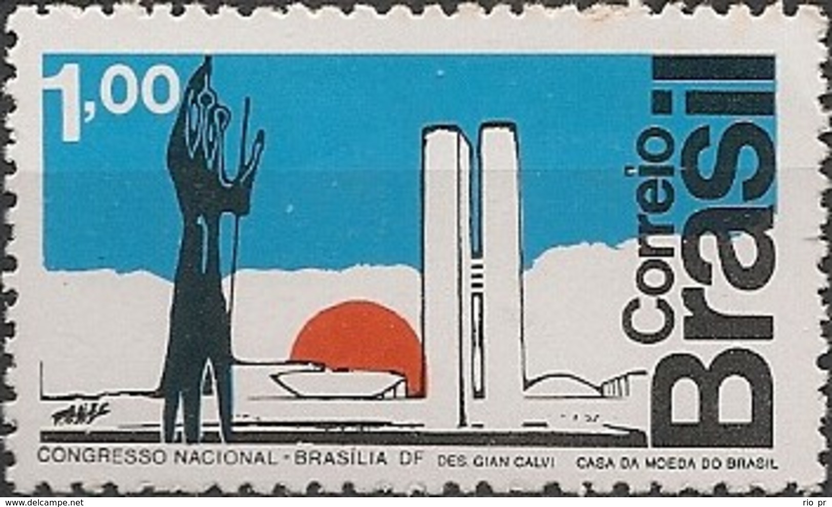 BRAZIL - MEETING OF NATIONAL CONGRESS, BRASÍLIA 1972  - MNH - Unused Stamps