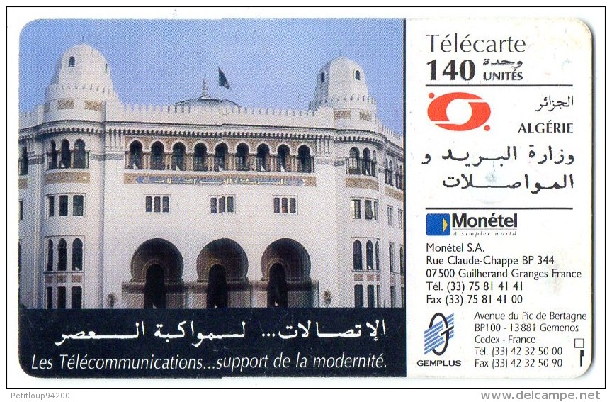 TELECARTE   ALGERIE  140 Unités   ***** - Algerije