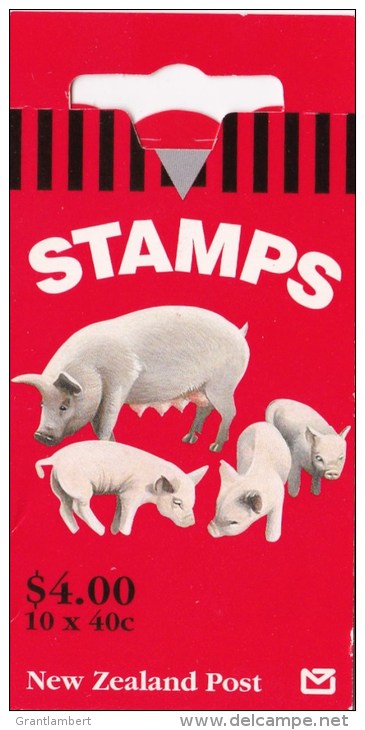 New Zealand 1995 Farmyard Animals - Pigs $4.50 Hang-Sell Mint Booklet - Booklets