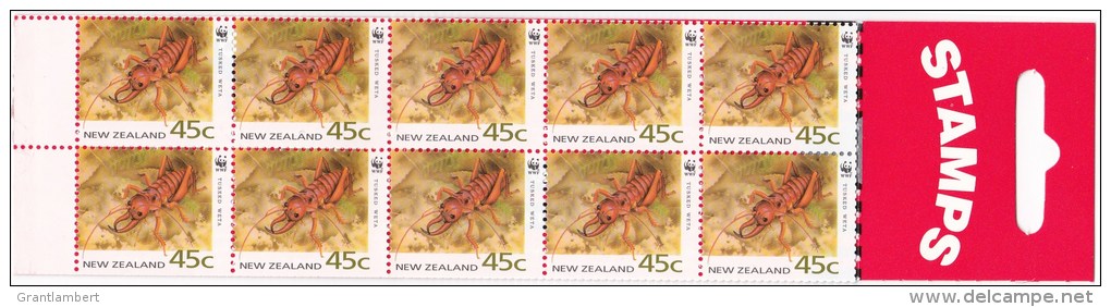 New Zealand 1993 Endangered Species $4.50 Hang-Sell Mint Booklet - Booklets