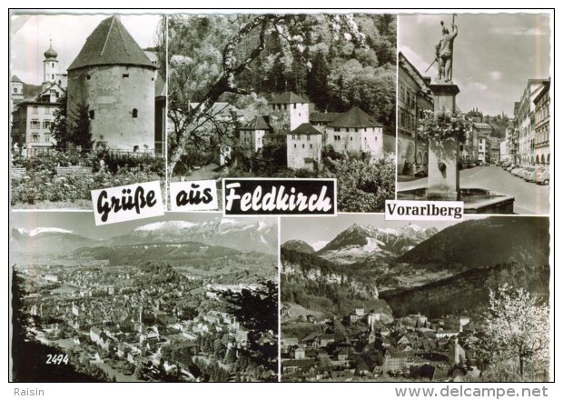 Autriche Vorarlberg  Gruss Aus  Feldkirch  Multi Vues  BE - Feldkirch