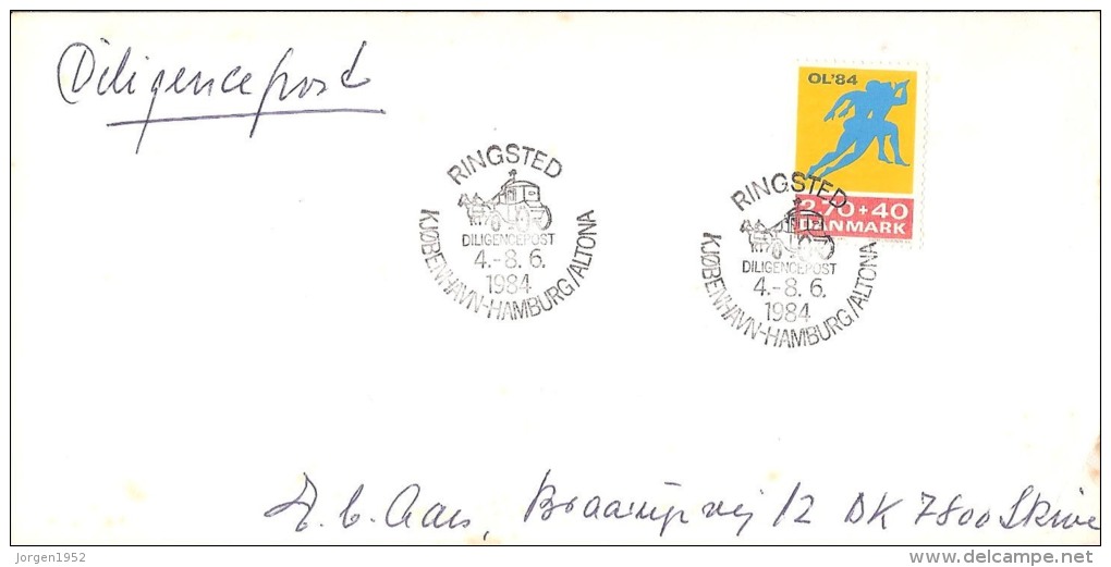 DENMARK   #   COVER FROM YEAR 1984 - Lettres & Documents