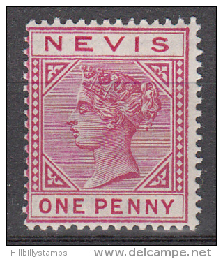 Nevis   Scott No. 23   Unused  Heavy Hinged --discounted    Year  1882 - St.Christopher-Nevis-Anguilla (...-1980)