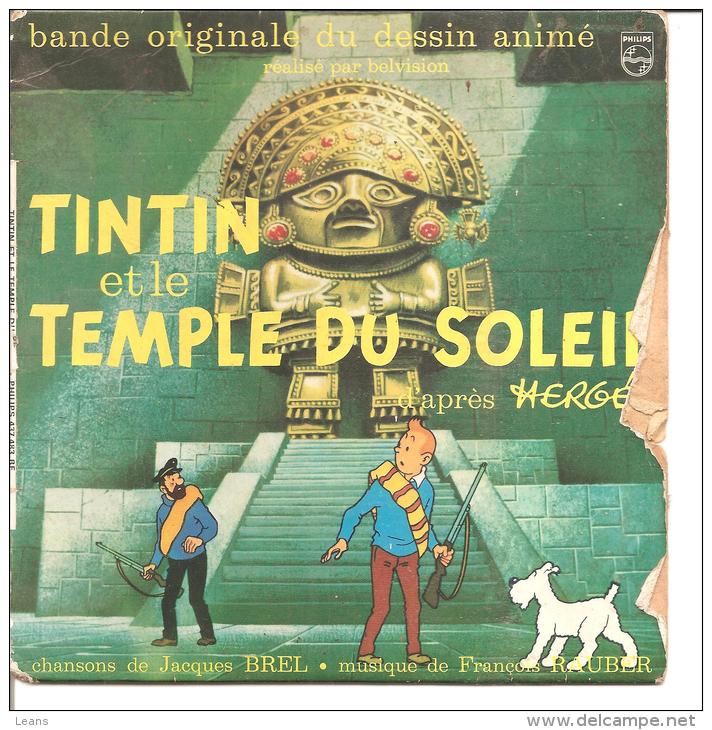 TINTIN ET LE TEMPLE DU SOLEIL Avec Chansons Inédites De Jacques Brel - Collectors