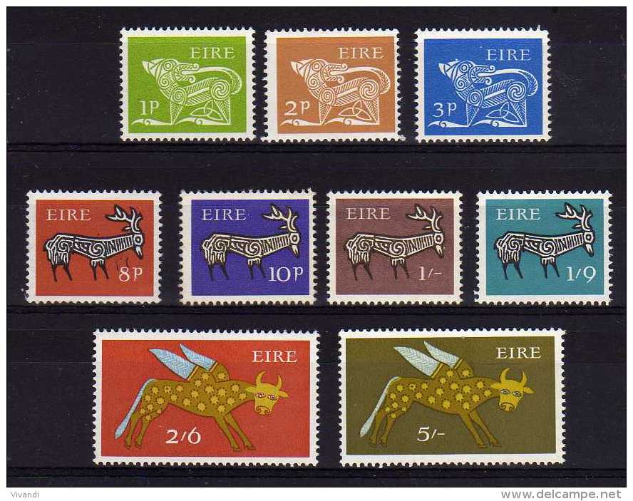 Ireland - 1968/69 - Definitives (Part Set) - MNH - Neufs