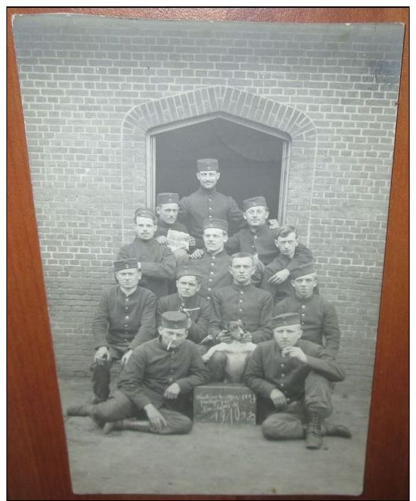 Carte Photo Originale Soldats Belge - 1914-18