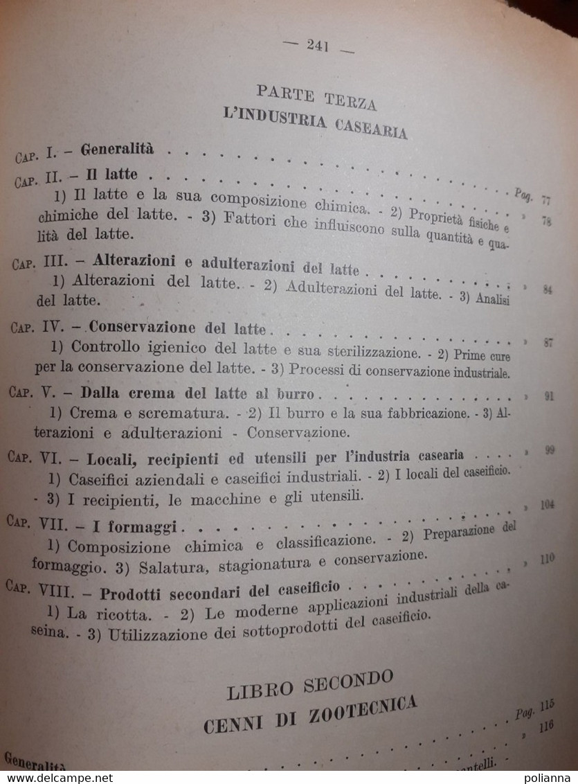 PFQ/35 E.Buffa TECNOLOGIA RURALE Paravia Ed.1947/ENOLOGIA/OLEARIA/CASEARIA/ZOOTECNIA - Altri & Non Classificati