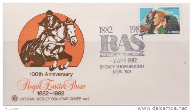 Australia 1982 Royal Easter Show Centenary Wesley FDC - FDC