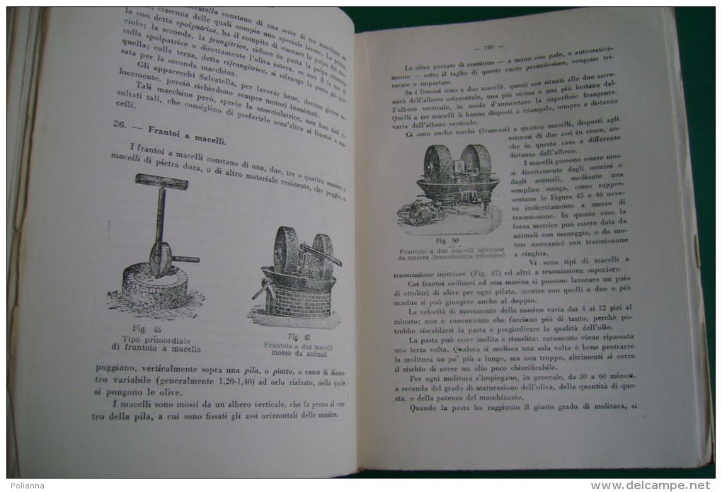 PFQ/36 Ascanio Marchini TECNOLOGIA RURALE Ofiria Ed.1946/ENOLOGIA/OLIO/LATTE/CONSERVE - Altri & Non Classificati