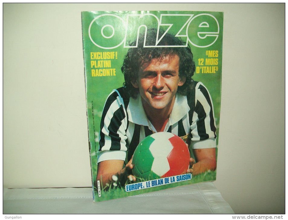 Onze (1983) N. 91  "Exclusiv ! Platini Racconte - Mes 12 Mois DìItalie - Sport