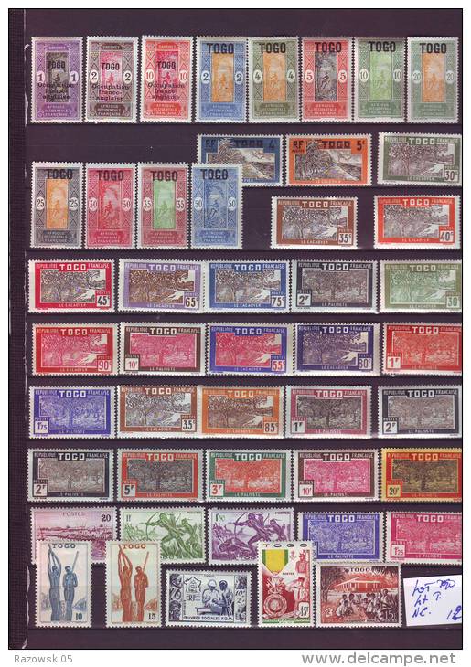 FRANCE. TIMBRE. COLONIE. TOGO. LOT. COLLECTION 47 TIMBRES. - Neufs