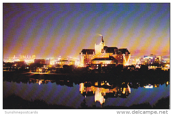 Canada Night View Saskatoon Saskatchewan - Autres & Non Classés