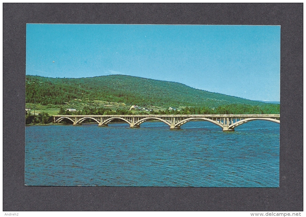 TERRE-NEUVE & LABRADOR - NEWFOUNDLAND - CODROY VALLEY - THE LONGEST CEMENT BRIDGE IN NEWFOUNDLAND - PHOTO  J. URQUHART - Other & Unclassified