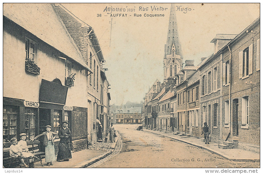 QQM 233 / C  P A -AUFFAY  (76) RUE COQUESNE - Auffay