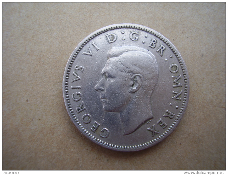 Great Britain 1951 GEORGE VI  TWO SHILLINGS  USED GOOD CONDITION. - Other & Unclassified