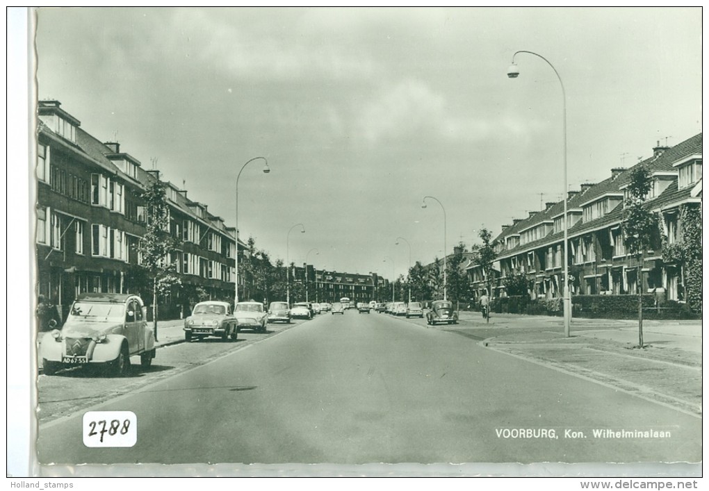 ANSICHTKAART * VOORBURG * KON. WILHELMINALAAN  (2788) - Voorburg