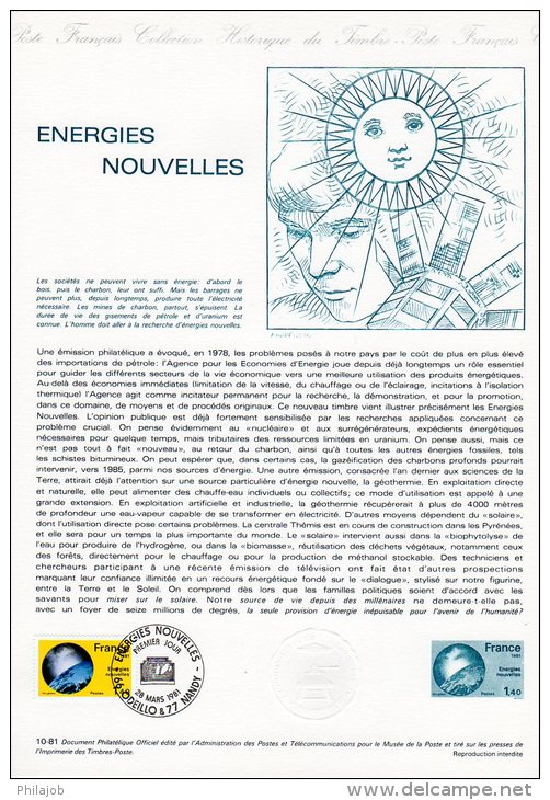 Document Officiel De 1981 N° 10-81 " ENERGIES NOUVELLES " N° YT 2128 + Parfait état ! DPO - Sonstige & Ohne Zuordnung