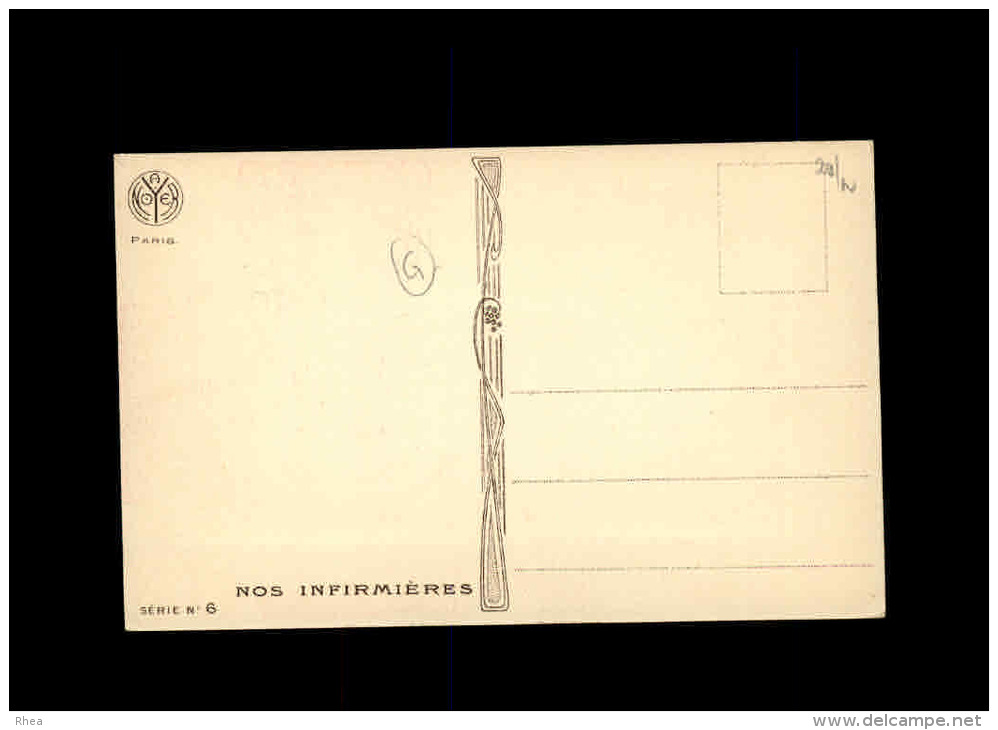 CROIX-ROUGE - Infirmière - Carte Dessinée Marthe BUHL - Rode Kruis