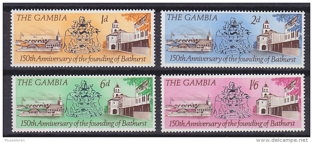 Gambia 1966 Mi. 223-26 Founding Of Gründung Von Bathurst Complete Set MNH** - Gambie (1965-...)