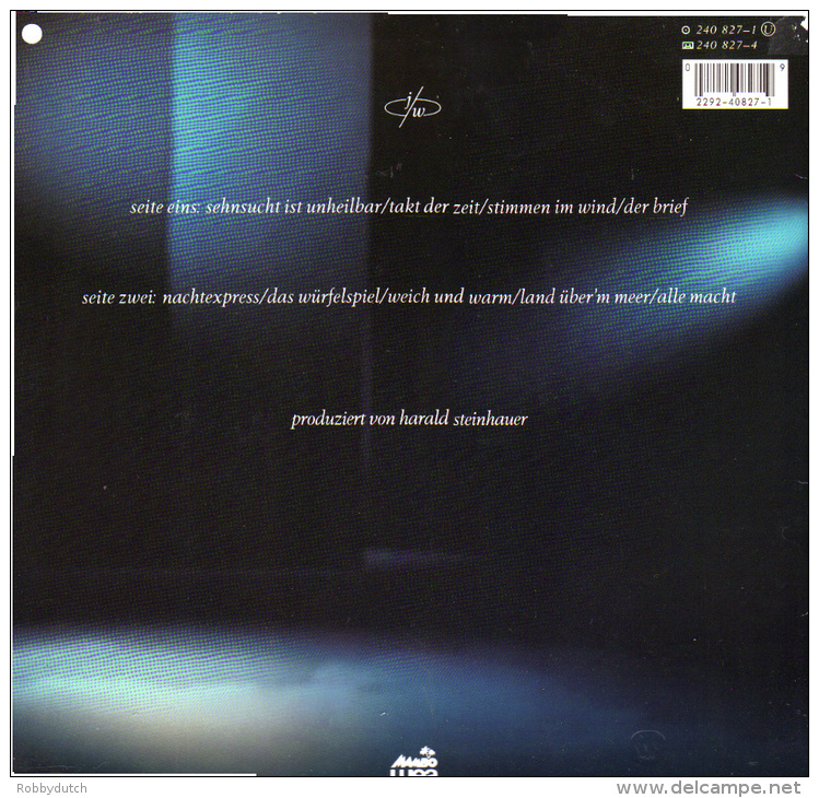 * LP *  JULIANE WERDING - SEHNSUCHT IST UNHEILBAR (Germany 1986) - Autres - Musique Allemande