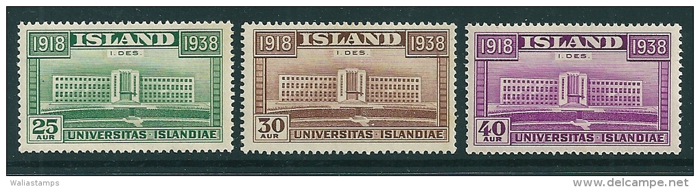 Iceland 1938 SG 234-6 MNH** - Ongebruikt