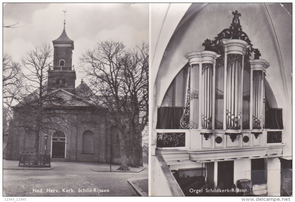 Schild-Rijssen, Ned. Herv. Kerk, Organ ( Bovenste Hoekjes Met Knikje ) - Rijssen