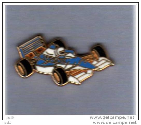 Pin´s  Sport   Automobiles  F1  RENAULT  Avec  EPSON  N° 3  Bleu  Clair - F1