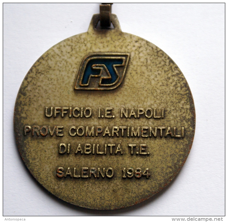 ITALIA 1984 - BRONZE MEDAL NAPLES, ITALIAN RAILWAYS DEPARTMENT - Altri & Non Classificati