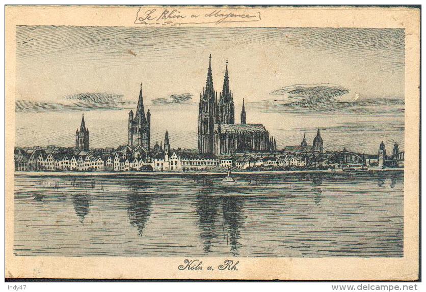 ALLEMAGNE : KOLN AM RHEIN - Andere & Zonder Classificatie