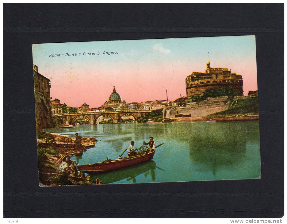 44434     Italia,    Roma -  Ponte  E  Castel  S.  Angelo,  VG  1930 - Castel Sant'Angelo