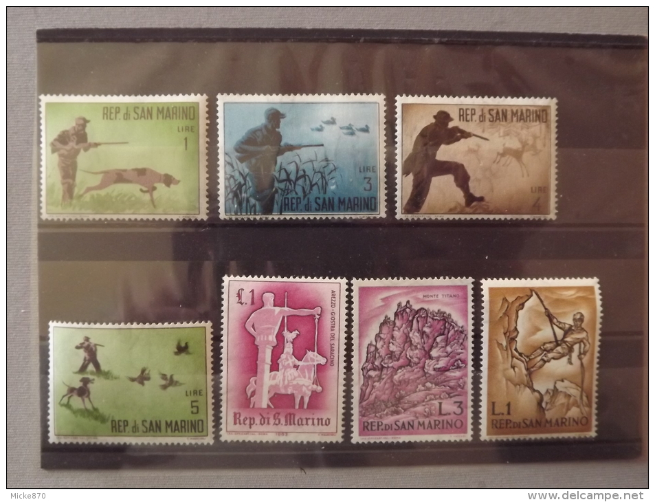 Lot N°236 Lot De 7 Timbres  Neuf** De San Marin - Collections, Lots & Séries