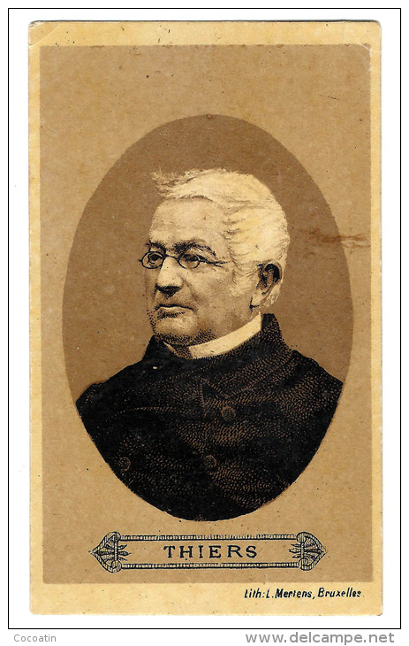 CDV / Adolphe Thiers  / Président De La République / L. Mertens / Bruxelle - Old (before 1900)