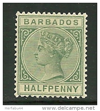 Barbados    "Queen Victoria"    SC# 60  Mint    SCV$ 35.00 - Barbados (...-1966)