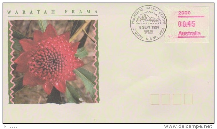 Australia 1994 Waratah Frama, Sydney Postmark, FDC - FDC