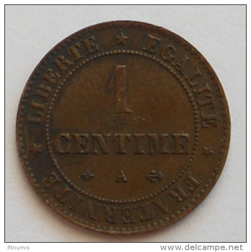 1 Centime Cérès 1879 A Cote 7 Euro En Ttb - Other & Unclassified