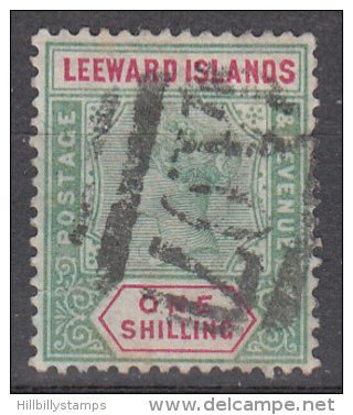 Leeward Islands  Scott No  7 Used   Year  1890 - Leeward  Islands