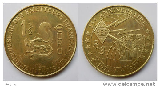 1 Euro Temporaire Precurseur De REF 83, 1997,  3000 Ex. Only, RRRR, Bronce, Nr. 551 - Euro Der Städte