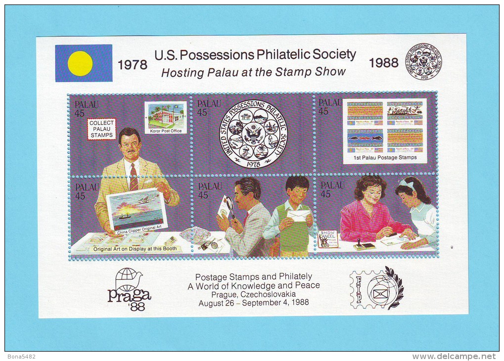 PALAU POSSESSIONS PHILATELIQUES 1988 / MNH** / BM 178 - Palau