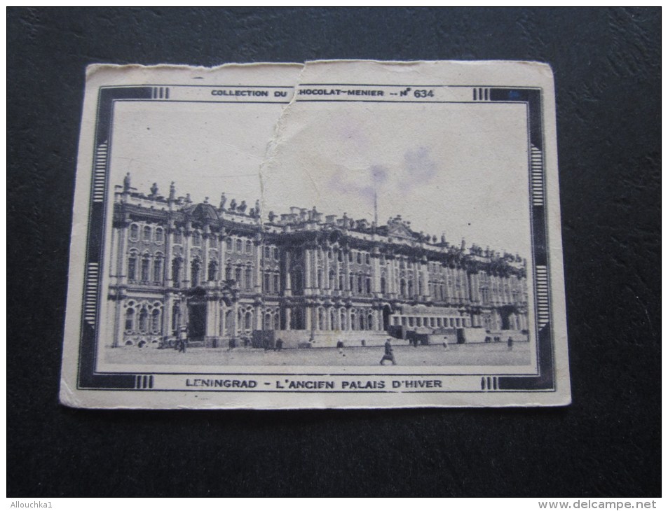 Leningrad L'ancien Palais D'hiver- Collection Du Chocolat Menier Chocolaterie Chromo Image - Menier