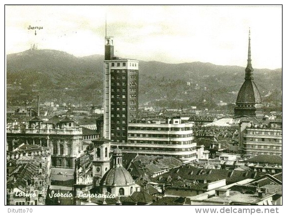 Torino - Scorcio Panoramico - 4 - Formato Grande Viaggiata - S - Panoramic Views