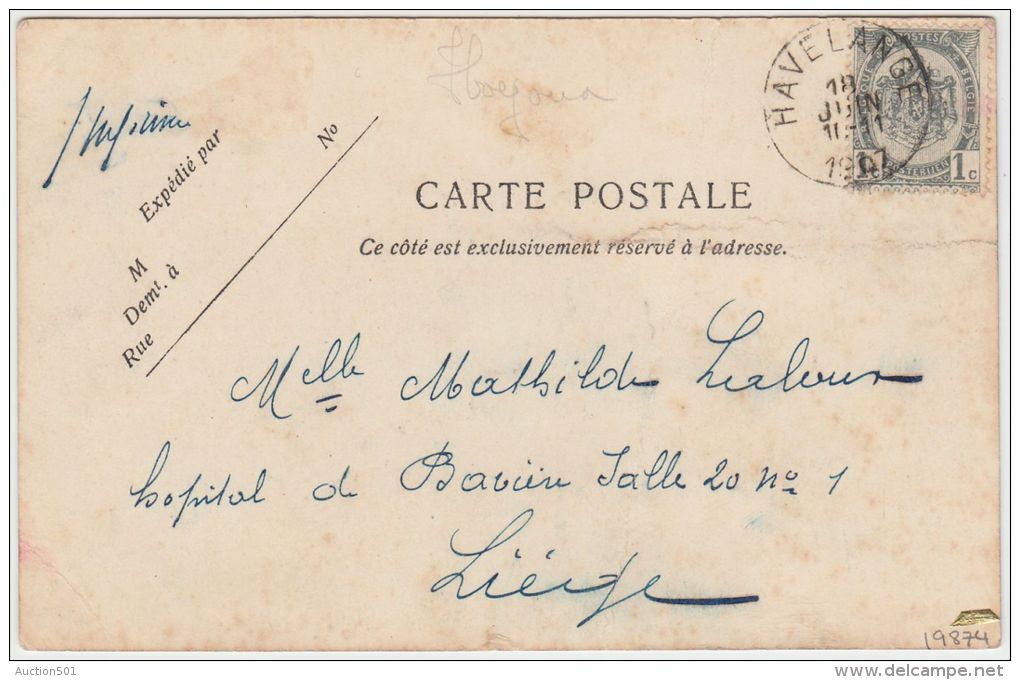 19874g PONT - Château De Bouillon - Havelange - 1907 - Havelange