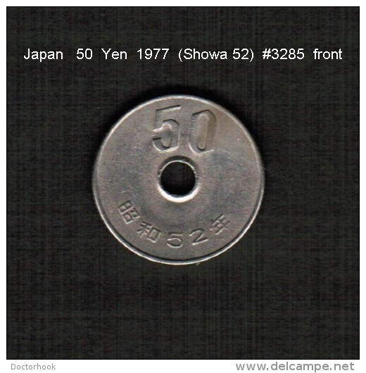 JAPAN    50  YEN  1977  (Hirohito 52---Showa Period)  (Y # 81) - Japon