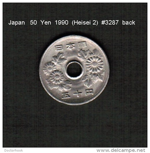 JAPAN    50  YEN  1990  (Akihito 2---Heisei Period)  (Y # 101.2) - Japan