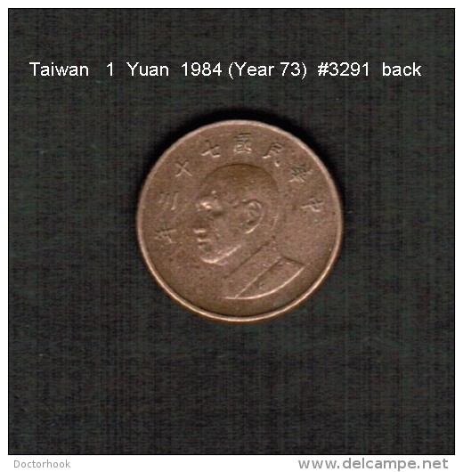 TAIWAN   1  YUAN  1984  (Year 73)  (Y # 551) - Taiwan