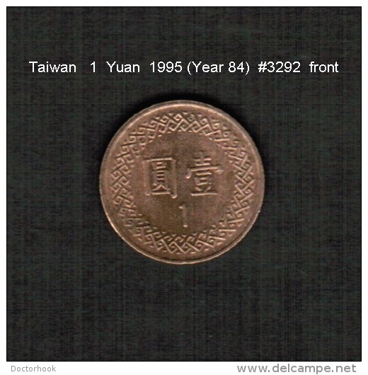 TAIWAN   1  YUAN  1995  (Year 84)  (Y # 551) - Taiwan