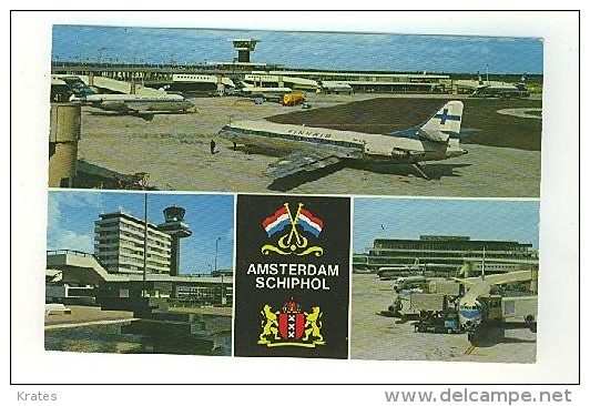 Postcard - Aerodromes, Amsterdam    (V 20548) - Aerodrome