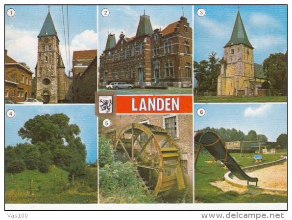 CPA LANDEN- CHURCH, CITY HALL, WATERMILL, CHILDRENS PLAYGROUND - Landen