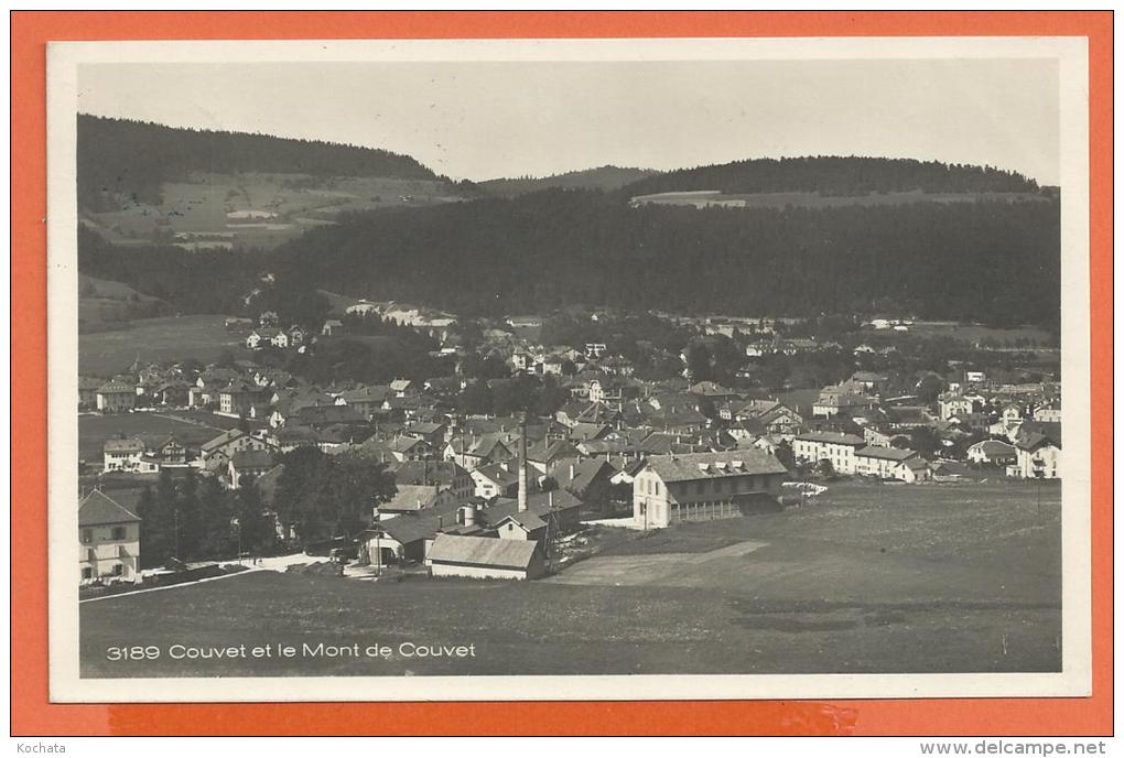 FEL778, Couvet Et Le Mont De Couvet, 3189, Circulée 1935 - Couvet